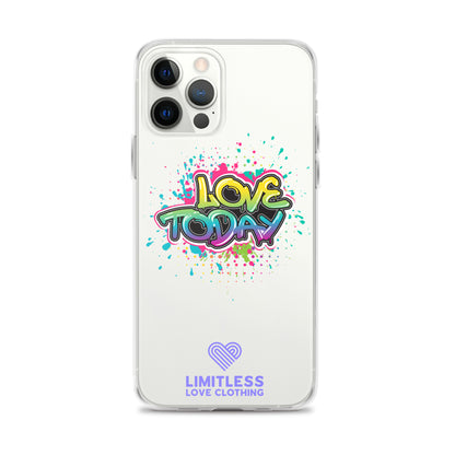 Graffitlove Logo'd Clear Case for iPhone®