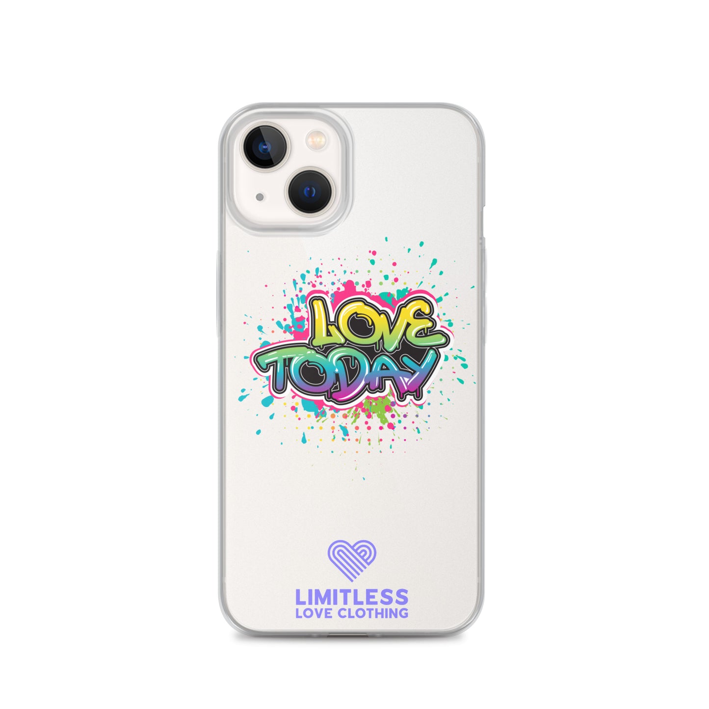 Graffitlove Logo'd Clear Case for iPhone®