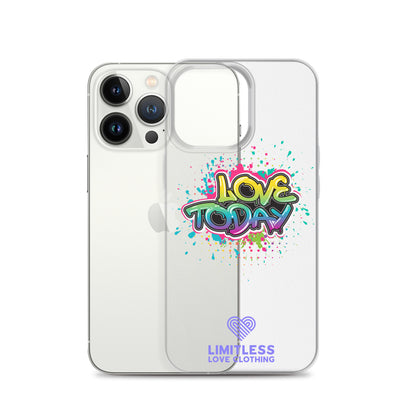 Graffitlove Logo'd Clear Case for iPhone®