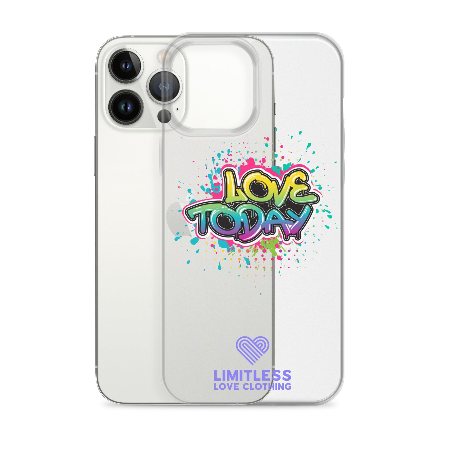 Graffitlove Logo'd Clear Case for iPhone®