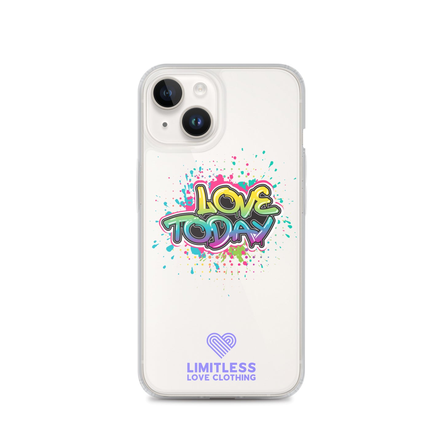 Graffitlove Logo'd Clear Case for iPhone®