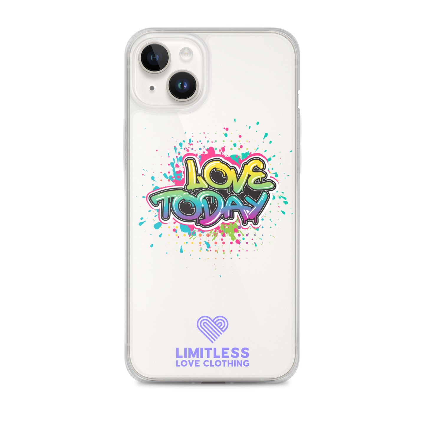 Graffitlove Logo'd Clear Case for iPhone®