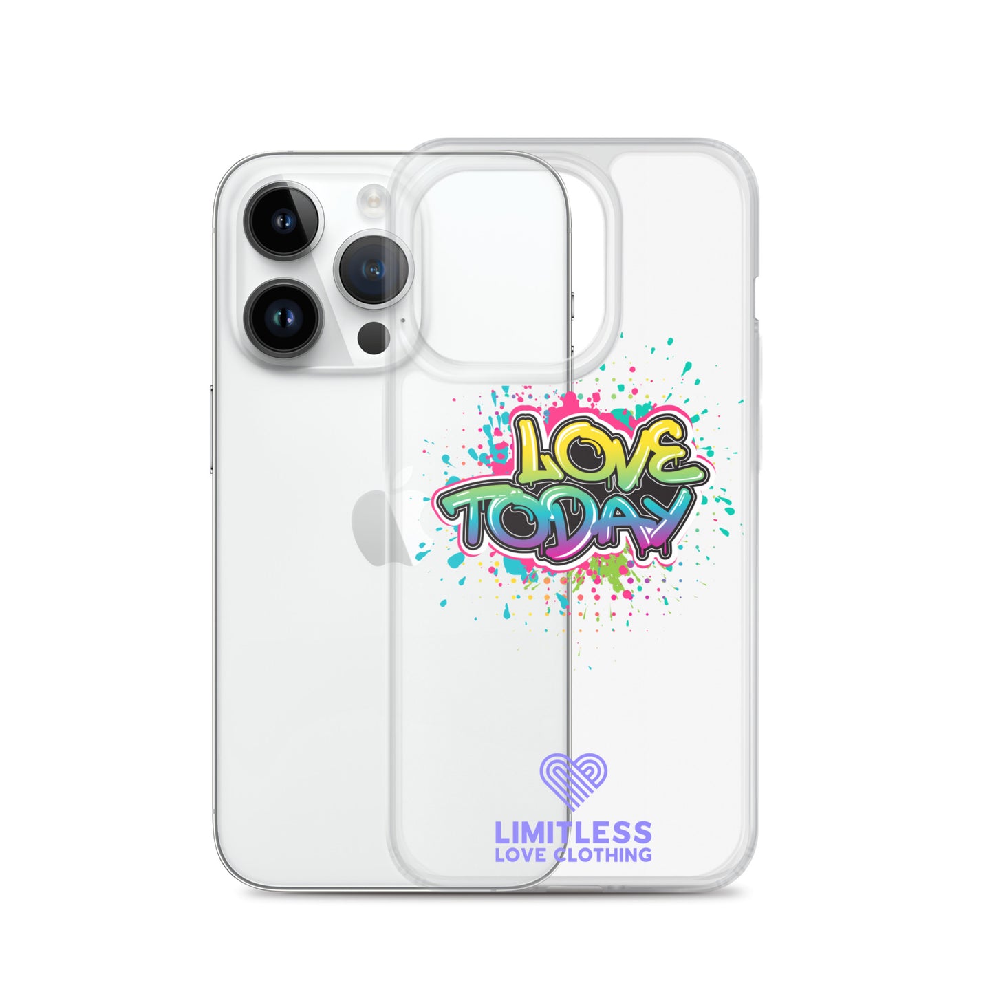 Graffitlove Logo'd Clear Case for iPhone®