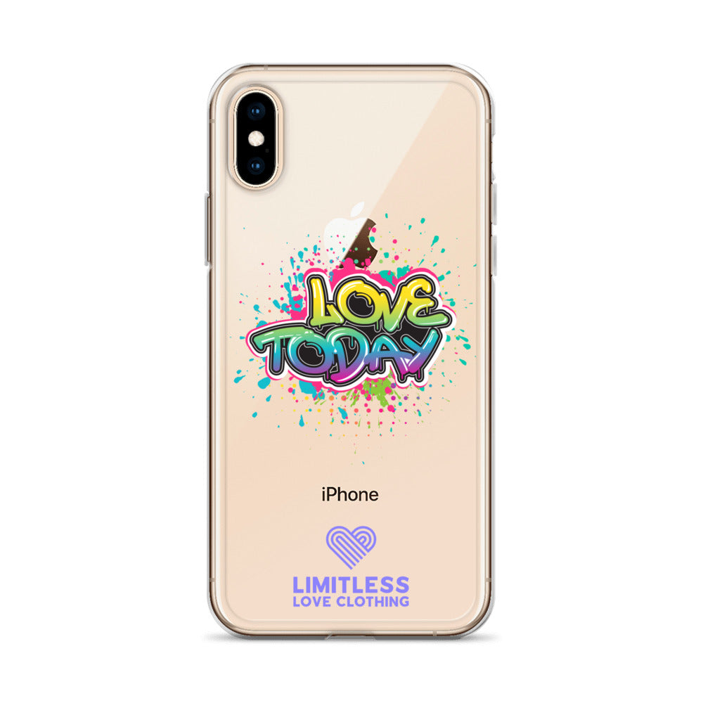 Graffitlove Logo'd Clear Case for iPhone®