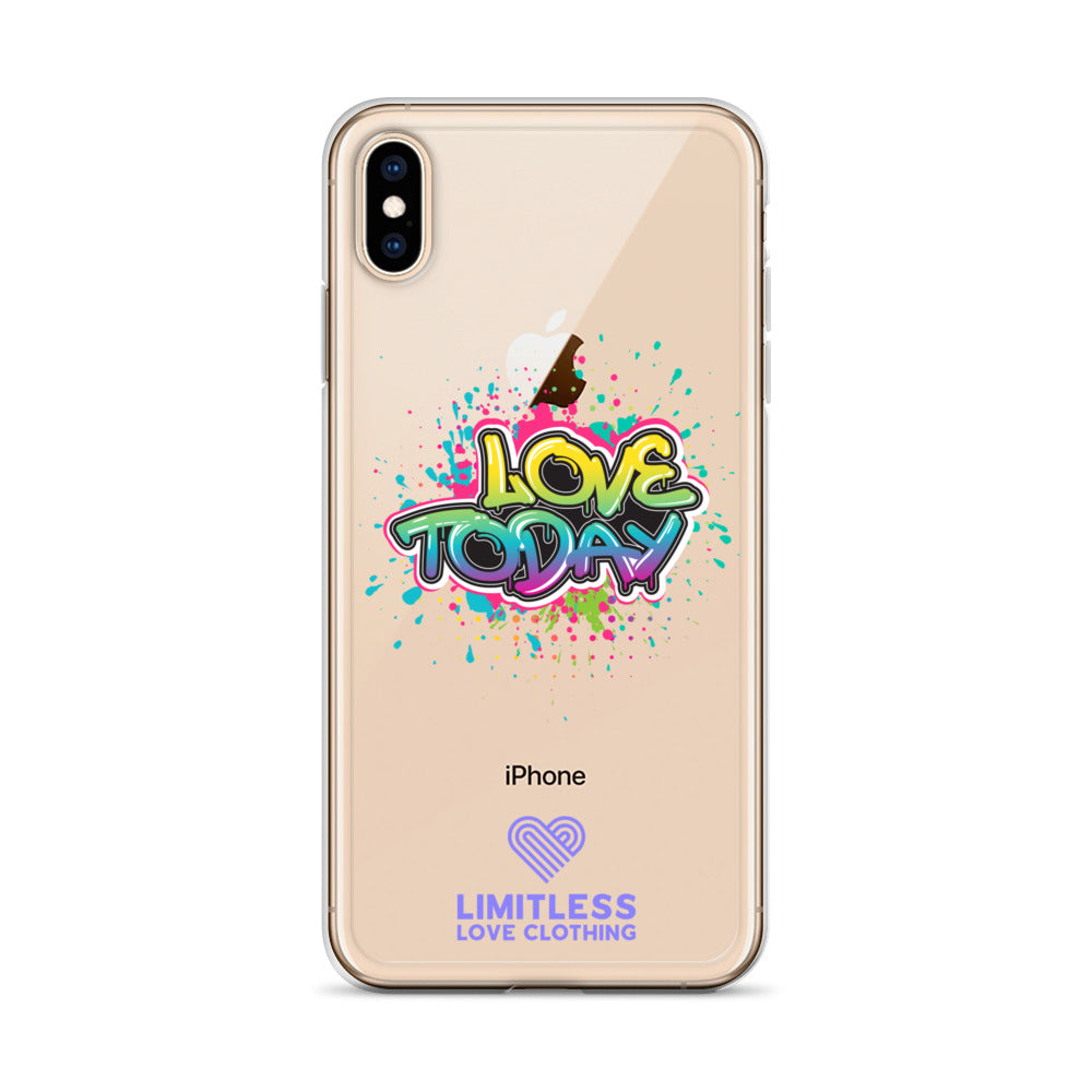 Graffitlove Logo'd Clear Case for iPhone®