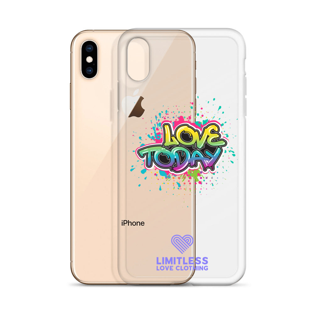 Graffitlove Logo'd Clear Case for iPhone®