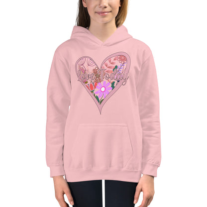 Floral Love Kids Hoodie