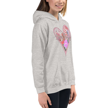 Floral Love Kids Hoodie