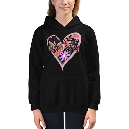 Floral Love Kids Hoodie