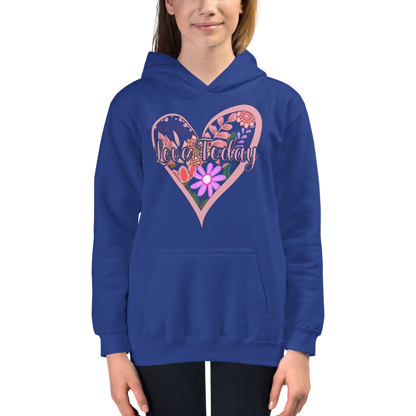 Floral Love Kids Hoodie