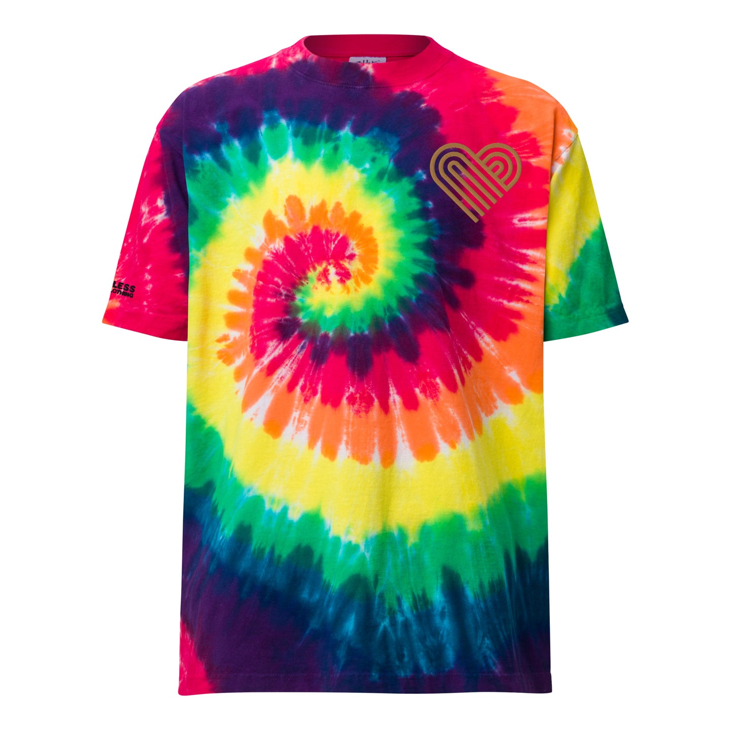 Radiant Spectrum Oversized Tie-Dye Tee