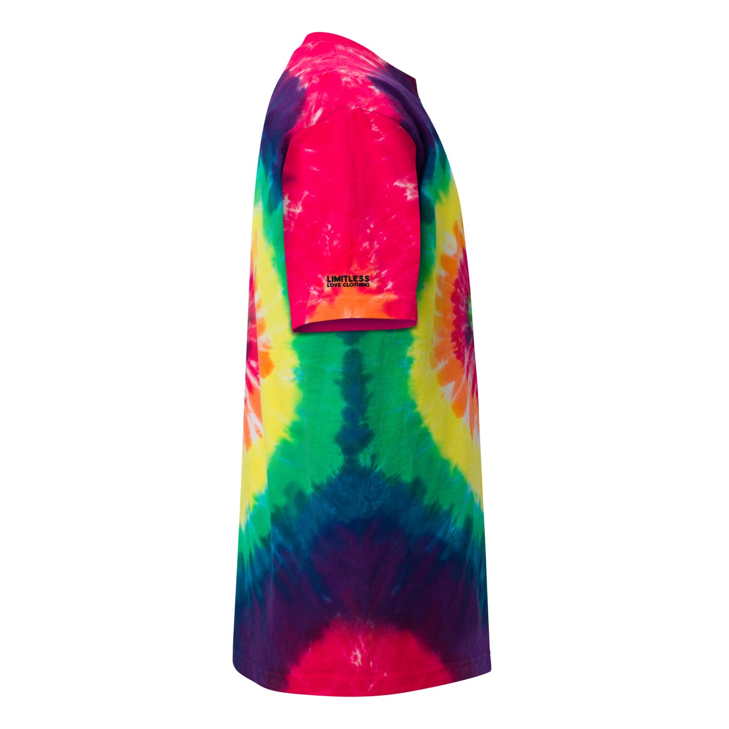 Radiant Spectrum Oversized Tie-Dye Tee