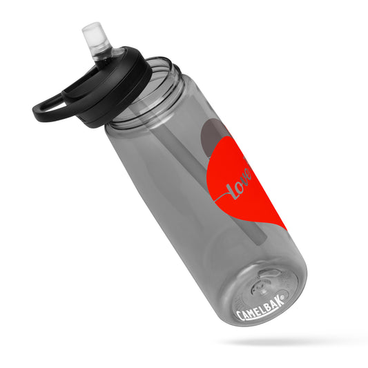 Heartfelt Love Sports Water Bottle