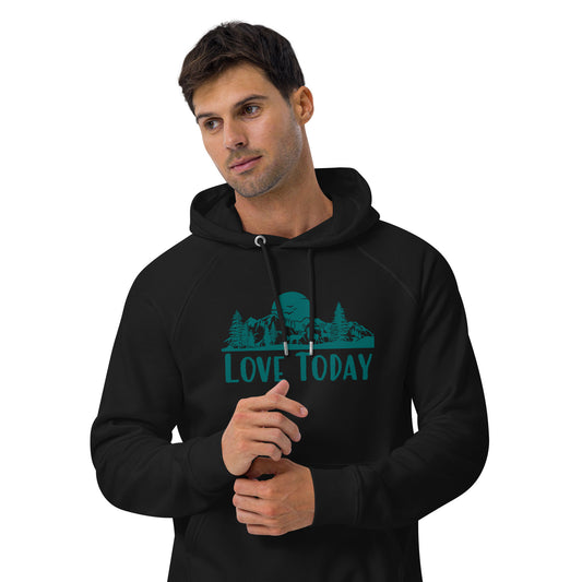 Get Out There Eco Raglan Hoodie