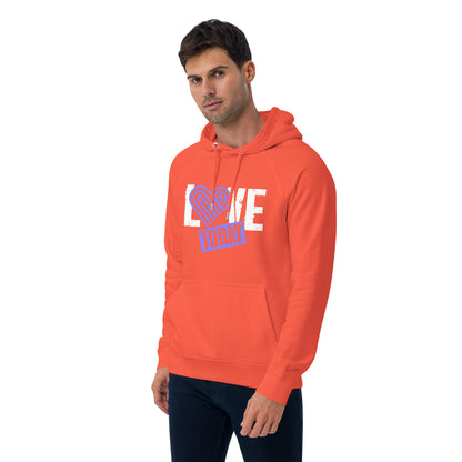 Logolove Unisex Eco Raglan Hoodie