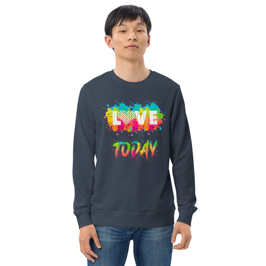 Rainbow Splash Organic Sweatshirt