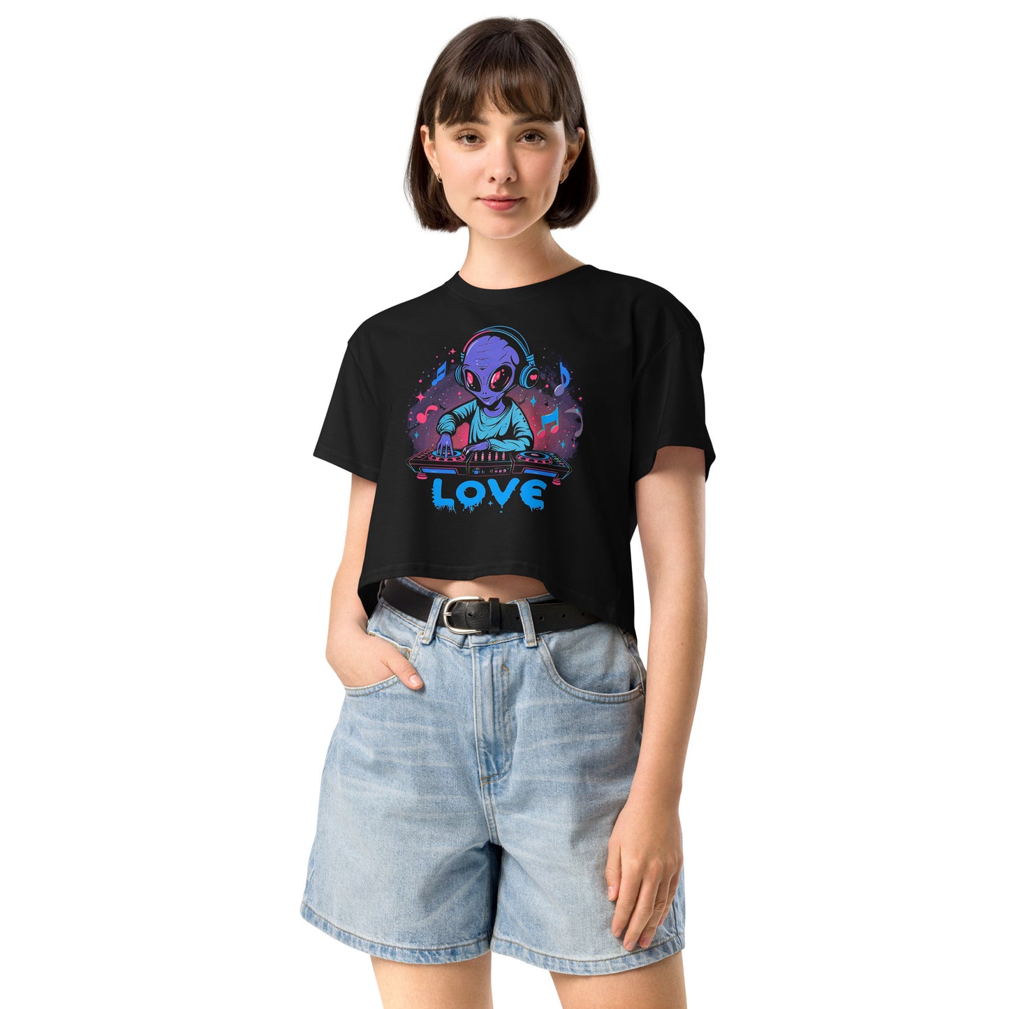 Galactic Groove Crop Top