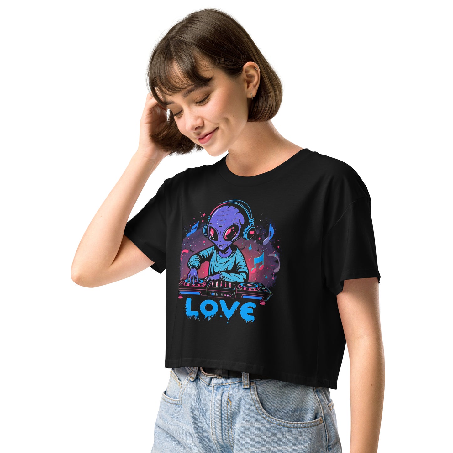 Galactic Groove Crop Top