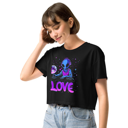 Cosmic Beats Crop Top