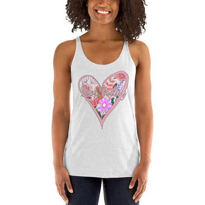 Floral Love Racerback Tank