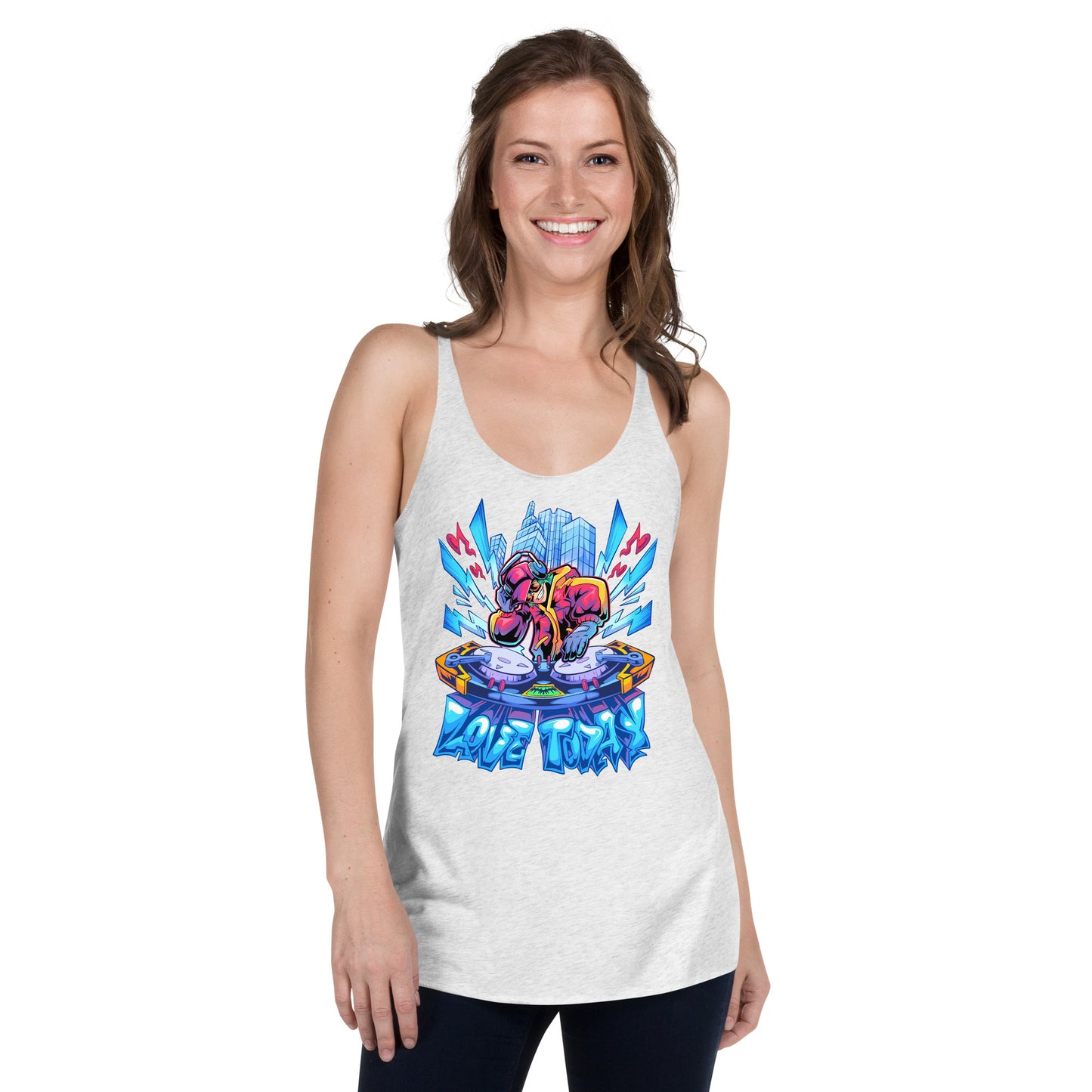 Nonstop Love Women's Racerback Tank