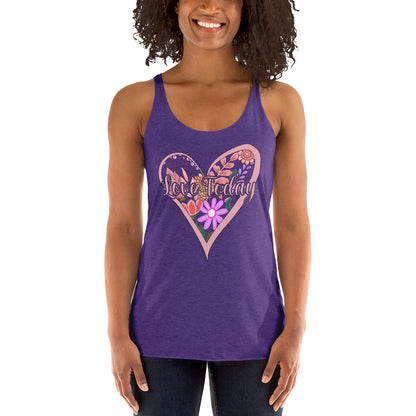 Floral Love Racerback Tank