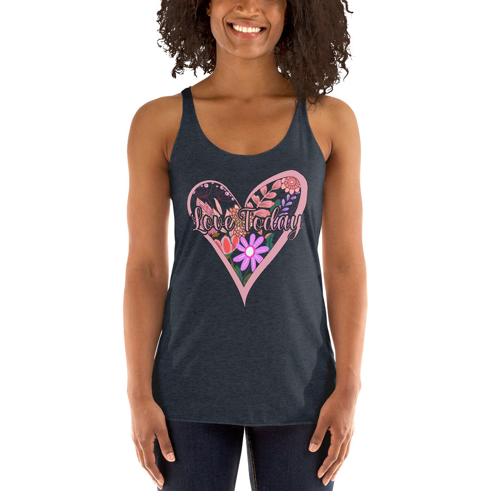 Floral Love Racerback Tank