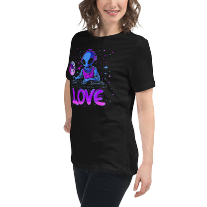 Cosmic Beats Women's Relaxed T-Shirt