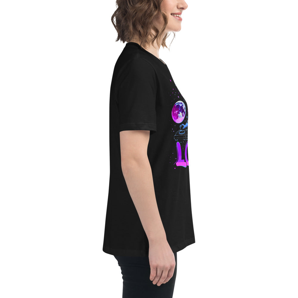 Cosmic Beats Women's Relaxed T-Shirt