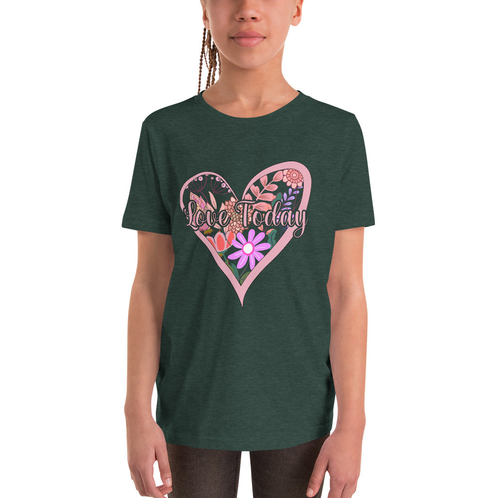 Floral Love Youth T-Shirt