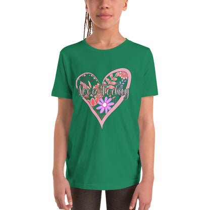 Floral Love Youth T-Shirt